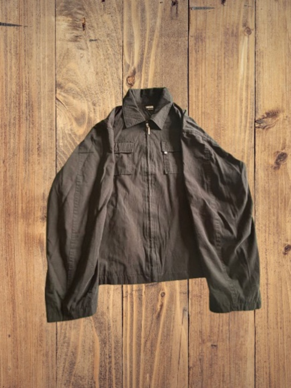 BRAND NEW! Men’s Black Lightweight Zip Shirt Jacket